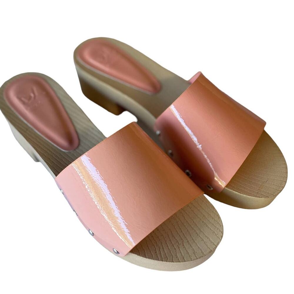 Sandals Dirty Laundry‎ Summer Slide, Patent leather, Blush, NEW in Box, Sz 9.5